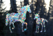 Unicorn Window Clings pair