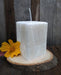 Palm Wax Square Pillar Candle - Coconut