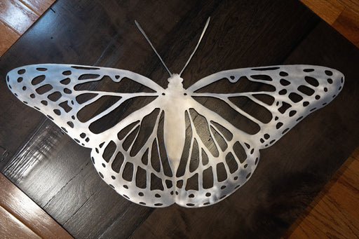 viceroy butterfly in stainless steel wall art
