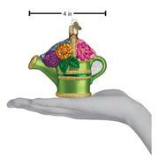 Watering Can Ornament- size comparison