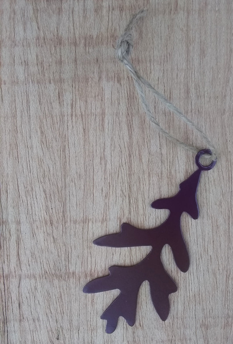 White Oak #5 Leaf Ornament