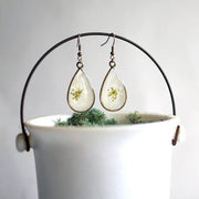 White Larkspur Earrings 2