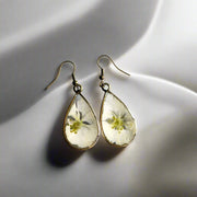 White Larkspur Earrings