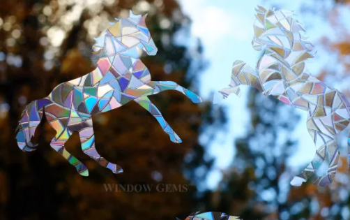 Wild Horses Window Cling - Thumbnail 5