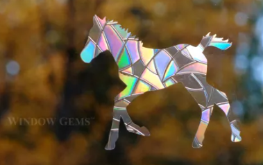 Wild Horses Window Cling - Thumbnail 4