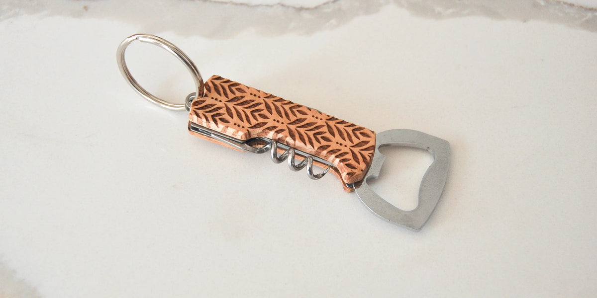 Travel Wine Opener Wood and Stainless