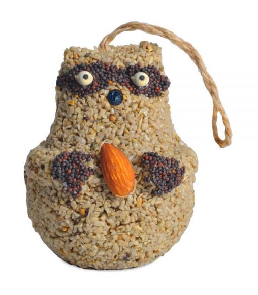 Woodland Friends Seed Ornament - Raccoon