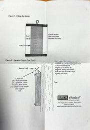 Directions for Suet Sandwich Woodpecker Feeder
