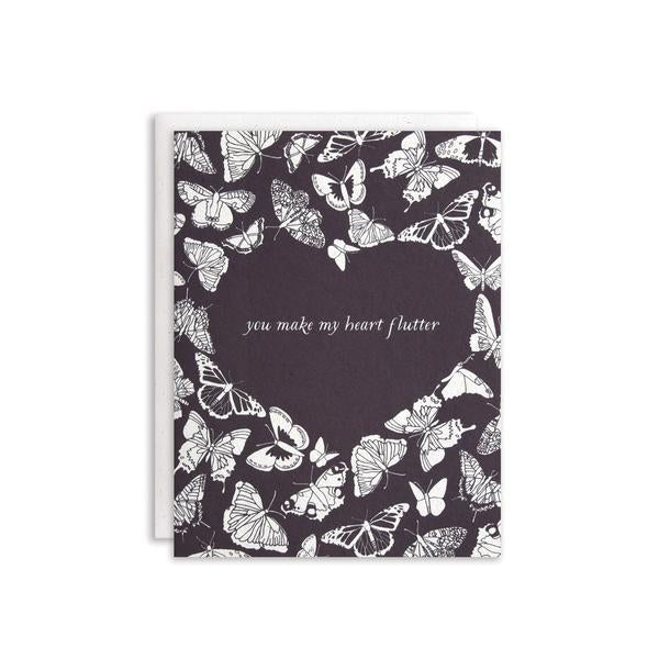 You Make My Heart Flutter Card